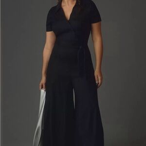 Anthropologie The Colette Wrap Jumpsuit by Maeve